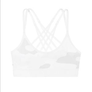 White camo bralette